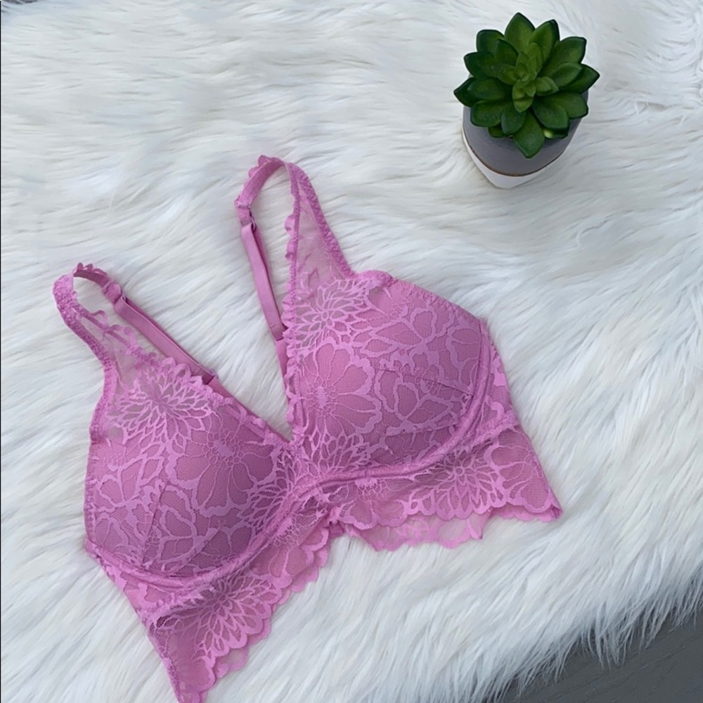 Victoria’s Secret PINK lace push up bandeau